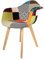 marque The concept Factory Fauteuil Scandinave Patchwork