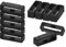Ruentech Ersatz Silikon Verschlussring Kompatibel mit Garmin Fenix ​​6x/ Fenix ​​3 HR/ Fenix ​​5X 7x tactix delta Band Keeper Verschluss Ring Connector Sicherheit (11 PCS)