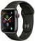 Apple Watch Series 4 (GPS + Cellular, 40MM) - Space Gray Aluminum Case with Black Sport Band (Renewed)