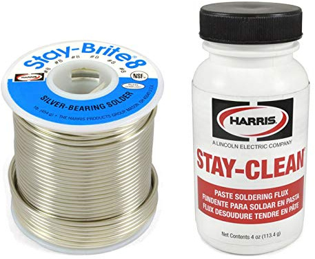 Harris Solder Kit SCPF4 & SB831 - Stay-Brite #8 Silberlot und Flussmittel