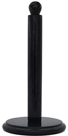 Radicaln Marble Paper Towel Holder Black Kitchen Towels Rack Handmade Paper Roll Holder Stand - Wrapping Paper Holder Towel - Hand Towel Rack Holder
