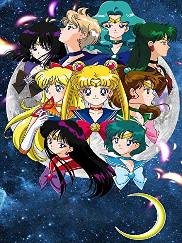5D Sailor Moon Diamond Painting Kits für Erwachsene, Diamantkunst für Kinder, Vollbohr-Kreuzstich-Set für Anfänger, Wandkunst, 30,5 x 40,6 cm