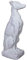 Windhund Skulptur Weiss Hundefigur Hauseingang Hund Statue Antik Hundeskulptur yac046 Palazzo Exklusiv