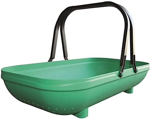 Large Plastic Colander Trug Garden Fruit Vegetable Strainer Sieve Storage Basket