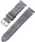 Moonbaby 20mm/22mm Vintage Wildleder Echtleder Uhrenarmband Ersatz, hautfreundliches Uhrenarmband mit Schnalle, Grau, 20mm