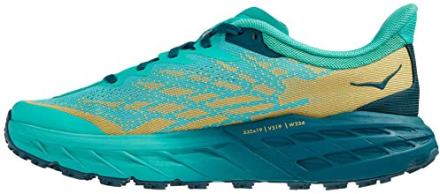 Hoka One ONE Damen Speedgoat 5 Running Shoes, DEEP Teal/Water Garden, 41 1/3 EU