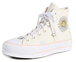 Converse - Chuck Taylor All Star Lift HI - A03516C - Farbe: Creme - Größe: 41 EU