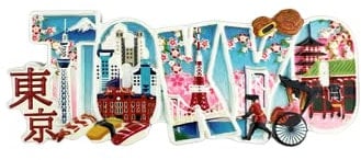 Tokyo Japan Kühlschrankmagnet Reise Souvenir Kühlschrank Dekoration 3D Magnetaufkleber Bastelkollektion