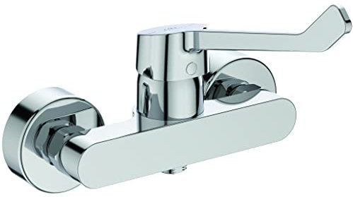 Ideal Standard - Cerabase, Miscelatore esterno per doccia a leva lunga, Cromato