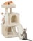 Yaheetech 92cm Cat Tree Tower, w/Sisal-Covered Platform Cozy Condos and Scratching Board Cat Activity Center for Indoor Cats and Kittens, Beige