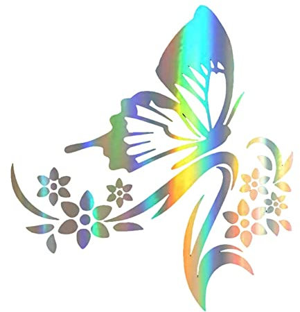 Adesivi Farfalla per Auto Decalcomanie per Auto con Fiori di Farfalla Adesivi Decorativi per Auto Adesivo per Paraurti Adesivi Laterali per Carrozzeria Scratch Adesivo di Occlusione