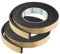 TOP-VIGOR 2Pcs Self Adhesive Sealing Foam Tape, 20mm(W) x 5mm(T) x 2M/6.56ft(L) Single Sided Foam Weather Strip High Density Draft Excluder Strip for Window and Door Insulation