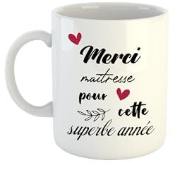 Kiribou Mug Merci maîtresse pour cette superbe année – Exprimez Votre Gratitude avec Un Cadeau d’École