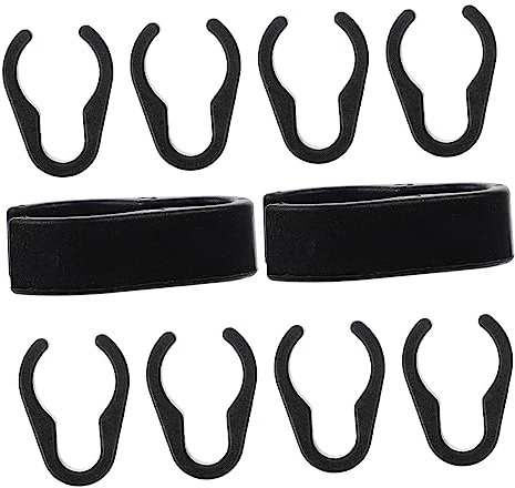 Alasum 10pcs Microphone Cable Clamps for Mic Stand Ktv and Home Use Practical Cable Organizers to Securely Hold Microphone Place