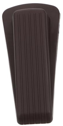 MUSISALY 4 Pcs Anti-Collision Door Stop Door Stopper for Bottom of Door Bottom of Door Stoppers Security Door Stopper Stackable Door Stop Door Bottom Stopper Rubber Door Stoppers Brown