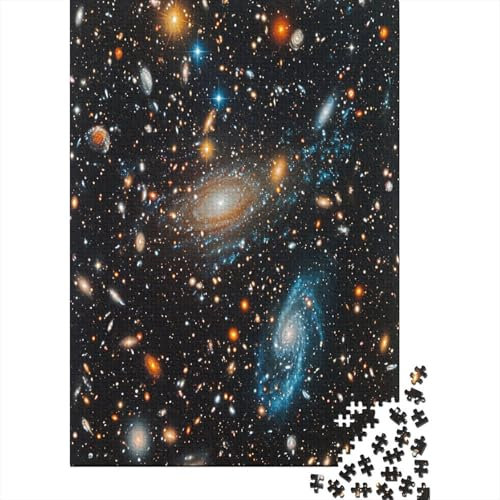 Galaxien 1000-teiliges Puzzle Für Erwachsene, Mini-Puzzle, Tolles Herausforderndes Puzzle, Schwieriges Mini-Puzzle Mit 1000 Teilen, HeimdekoRatteion, Kunsthandwerk 1000pcs (75x50cm)