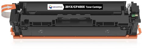 MEGOFFICE 201X Toner Schwarz Kompatibel für HP 201X 201A CF400X CF400A Kompatibel für HP Color Laserjet Pro M252n M277n MFP M252dw M277dw M274n M277c6