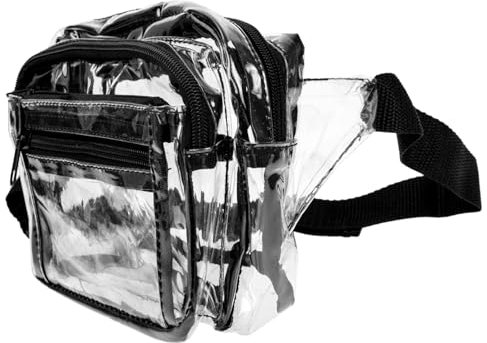 WRITWAA Transparente wasserdichte Bauchtasche Für Sport Und Outdoor-aktivitäten Leicht Verstellbarer Gürtel Für Festivals Konzerte Reisen Und Fitness