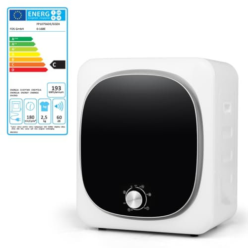 GYMAX Asciugatrice Compatta da 800w, Asciugatrice a Parete con 5 Modalità di Asciugatura, Asciugatrice a Ventilazione con Protezione contro Surriscaldamento per Appartamenti (Meccanico)
