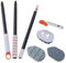 HAPINARY 1 Set Floor Brush Spinner Cleaner Tile Corner Brush Plunger Mops Foaming Grout Removal Tool Flash Speed Mop Refill Wipes Flat Wipes Scrubbing Floors Resolve Indoor Tub Orange Cloth