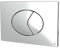 Thomas Dudley Chrome Oyster Dual Flush Push Plate 322903