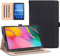 World biz Case for Samsung Galaxy Tab A 10.1 Inch 2019 (SM-T510/T515/T517) - Premium PU Leather Stand Folio Protective Cover, with Document Pocket, Pencil Holder, Auto Wake/Sleep - Black