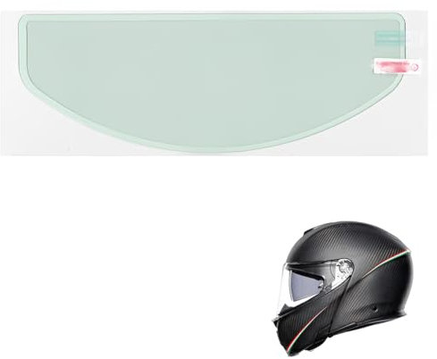 GNHG Pellicola Anti-Appannamento per Visiera di Casco Moto, Fodera Universale 25×9 cm, Impermeabile, Protezione Lunga Durata per Visiera Integrale e Jet, Foglio Protettivo per Casco Moto