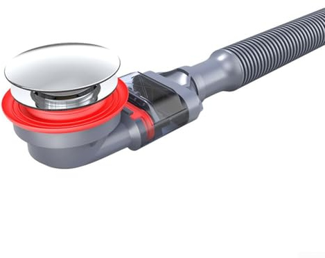 Basin Drain, Ultra-Thin Bouncing Sink With Anti-Odor Core, With For Both Overflow And Non-overflow Sinks, Bouncing Mechanism(6.5cm)