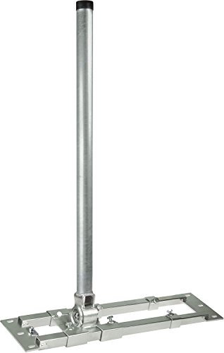 Dachsparrenhalter - DUR-line® Herkules S48-1300 - über 1000Nm - Breite: 55-90 cm, Masthöhe: 130 cm, Ø: 48 mm, feuerverzinkt, Kabeldurchführung