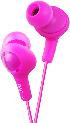 JVC HAFX5P Gumy Plus Inner Ear Headphones (Pink)