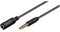 Goobay 62481 AUX Verlängerungskabel – Audiokabel – Verbindungskabel – Klinkenkabel – Klinke 3,5mm Stecker (4-Pin, Stereo) > Buchse 3,5 mm Stecker (4-Pin, Stereo)