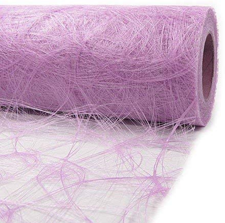 Sizoweb Tischläufer 15cm breit x 10m lang - Flieder
