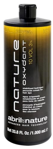 Agua Oxigenada NatureOxy Plex 10 Vol abril et nature para tinte, en crema | Peróxido 3% | Revelador suave para coloración | Protege y Repara la fibra capilar |1000ml