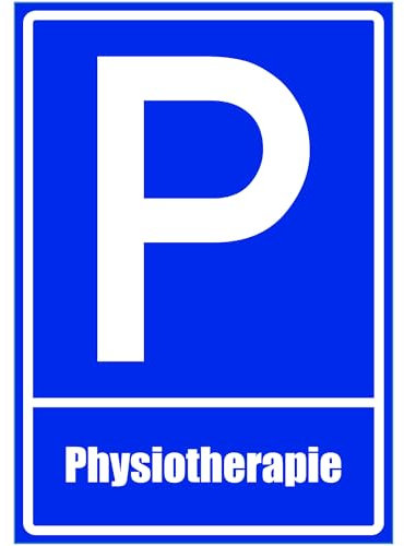 Kiwistar - Parkplatzschild - Aufkleber - Physiotherapie - 42 x 30cm