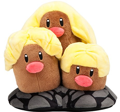 Pokemon Center Original Original Plush Doll Alola Dugtrio