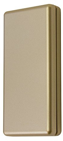 Dekomagnet eckig 40x80mm - zum raffen von Vorhängen oder als Griff für Schiebevorhänge - Qualität Made in Germany - sehr starker Halt (Messing-Matt)