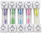 Uteruik Kinder Zahnbürste Timer 3 Minuten Multicolor Sand Timer zum Zähneputzen Kinder Zähne Smiley Sanduhr Mini Sanduhr, 5pcs (Senden Random)