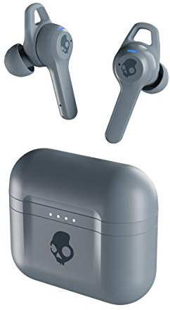 Skullcandy Indy ANC True Wireless In-Ear Bluetooth Earbuds, Active Noise Cancellation, Works with iPhone and Android / Charging Case, Tile, and Microphone / Best for Gym, Sports, and Gaming - Grey