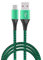 Cavo di tipo C 1M 5A/3A Ricarica e trasferimento dati ultrarapidi Cavo intrecciato in nylon premium USB-C Custodia in alluminio per smartphone Samsung/Huawei Tipo C vari modelli (1 confezione verde)