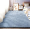 linyingdian Hochflor Teppich wohnzimmerteppich Langflor - Teppiche für Wohnzimmer flauschig Shaggy Schlafzimmer Bettvorleger Outdoor Carpet (grau, 80x120cm)