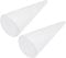 BESTonZON Styroporkegel 50 cm 2PCS Baum ? Tafelaufsatz ? DIY Handgemachte Projekte für DIY Modellierung Floral Vermittlung Liefert Zum Basteln