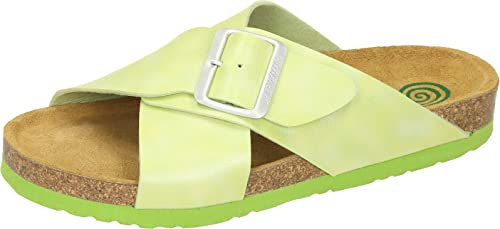 Dr. Brinkmann Pantoletten in Übergrößen Grün 700340-71 große Damenschuhe, Größe:43