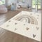 TT Home Teppich Kinderzimmer Kinderzimmerteppich Junge Mädchen Kinderteppich Modern Soft, Farbe: Beige, Größe:160x220 cm