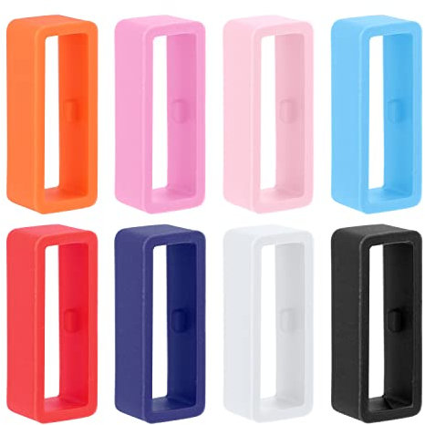 8st 22mm Uhrenarmband Schlaufe, Uhrenarmband Schlaufe Silikon Uhrenarmband Ring Uhrenarmband Schlaufe Uhrenbefestigungsringe für Smartwatch Armband