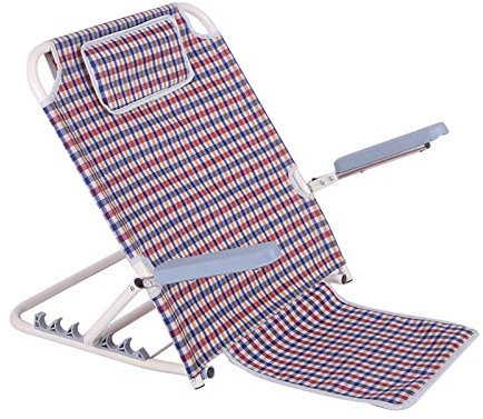 TEmkIn Verstellbares Sit-up-Bett für orthopädische Nacken-, Kopf- und Lendenwirbelstütze, freistehende Kopfstütze, Rückenlehne mit Kopfkissen-Armlehne, bequem (#5 Spray Steel Pipe)