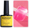 BURANO Jelly Gel Nail Polish - Sheer Hot Pink, Green, Red, Blue, Purple, Orange Transparent Gel - Translucent Jelly Nails LED UV Curing Required (Pink T8)