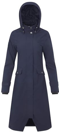 LeMieux Amelie Waterproof Lightweight Womens Riding Coat - Navy Blue 14