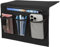 Andibro Nachttisch Aufbewahrungstasche mit 4 Tasche, Bett Caddy Oxford Stoff Nachttisch Organizer Sofa Nachttisch Hängehalter Bettregal Tasche für Brillen Bücher Tablets TV Fernbedienung