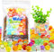 Daover 50.000 Stück Wasserperlen Bunte, Deko Wasserperlen für Pflanzen in Vase, Gelkugeln Bunte, Deko für Hochzeit Weihnachten Garten, Floating Christmas Trend, Karneval Deko