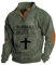KONG JIMFAN Hoodie Gym Langarmshirt Herren White Hoodie Goth Hoodie Pulli Herren Uhr Herren Men of Sakkos Herren Regen Jacke Herren Herrenübergangsjacken Fleecejacke(1-Army Green,M)